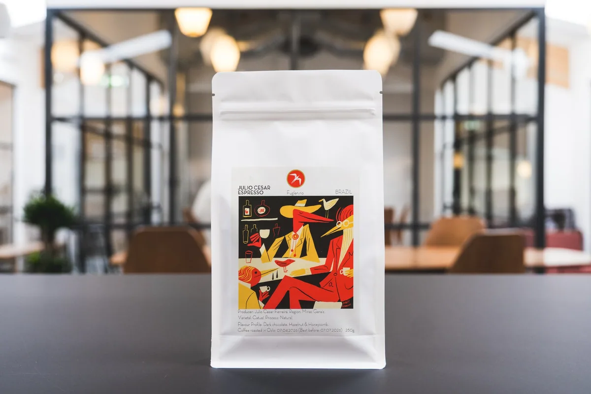 julio cesar espresso / natural / brazil, brazil coffee from fuglen coffee roasters