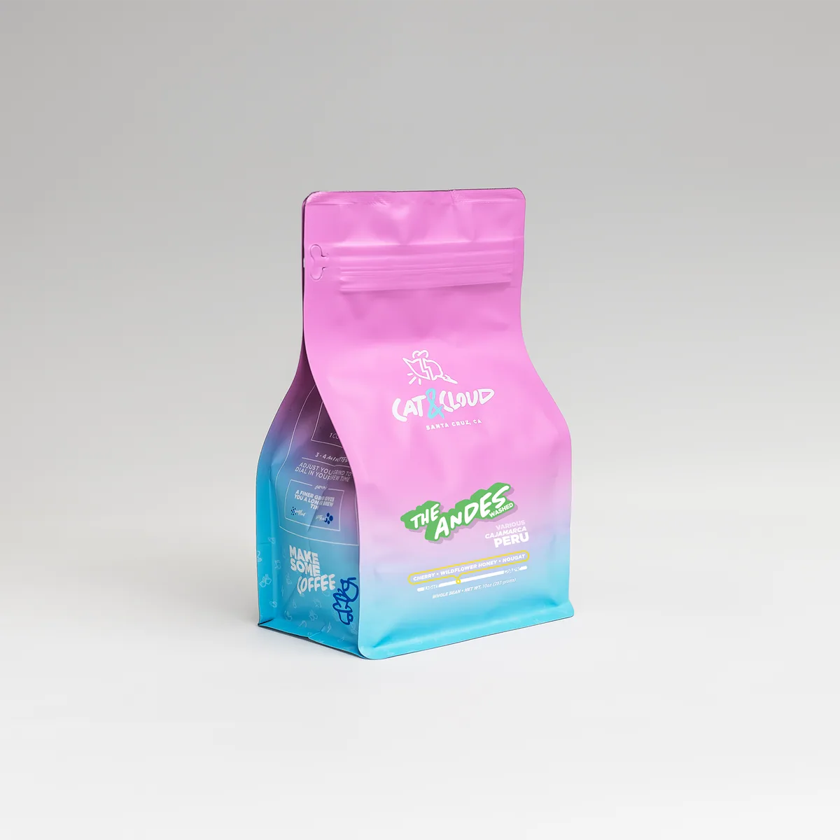 peru the andes washed, peru coffee from cat & cloud coffee