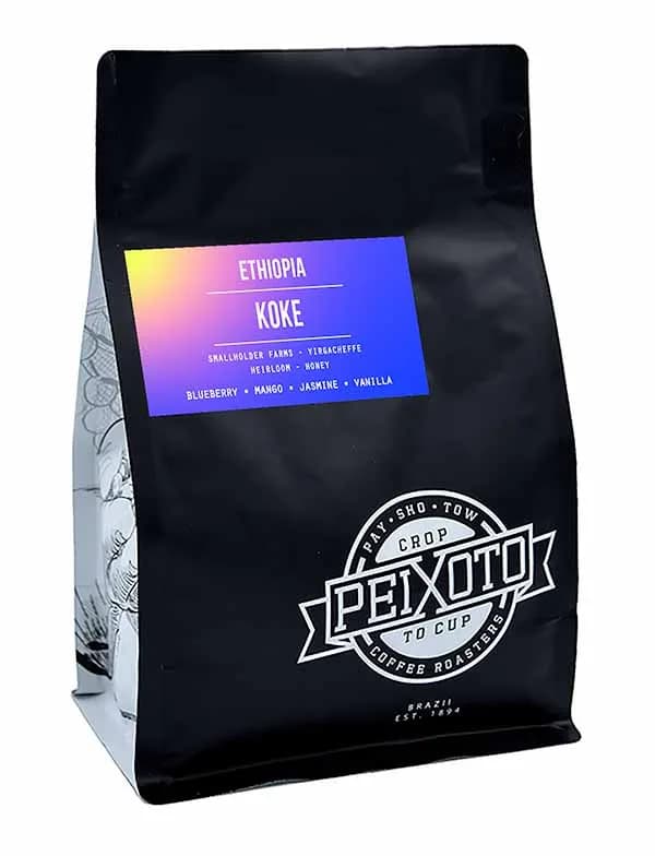 koke, ethiopia coffee from peixoto coffee roasters.