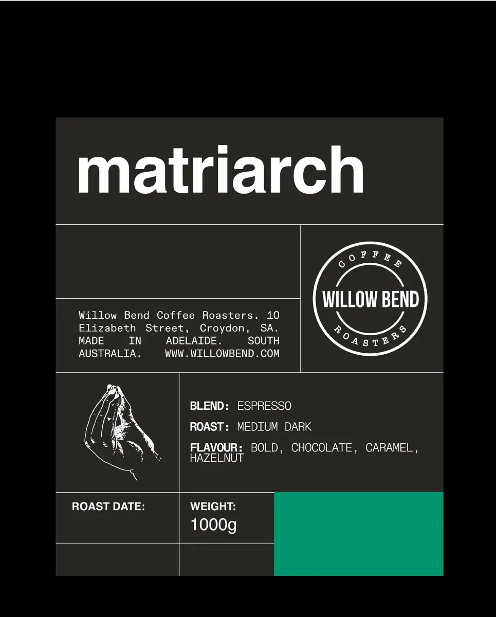 the matriarch, colombia + brazil coffee from willow bend coffee roasters