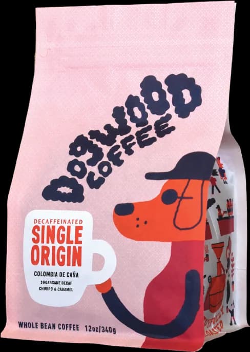 decaf, colombia coffee from dogwood coffee - northeast
