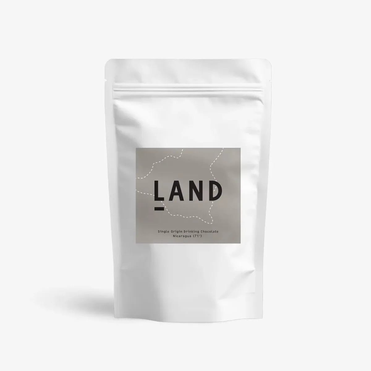 land drinking chocolate - pouch, nicaragua coffee from origin coffee (charlotte road)