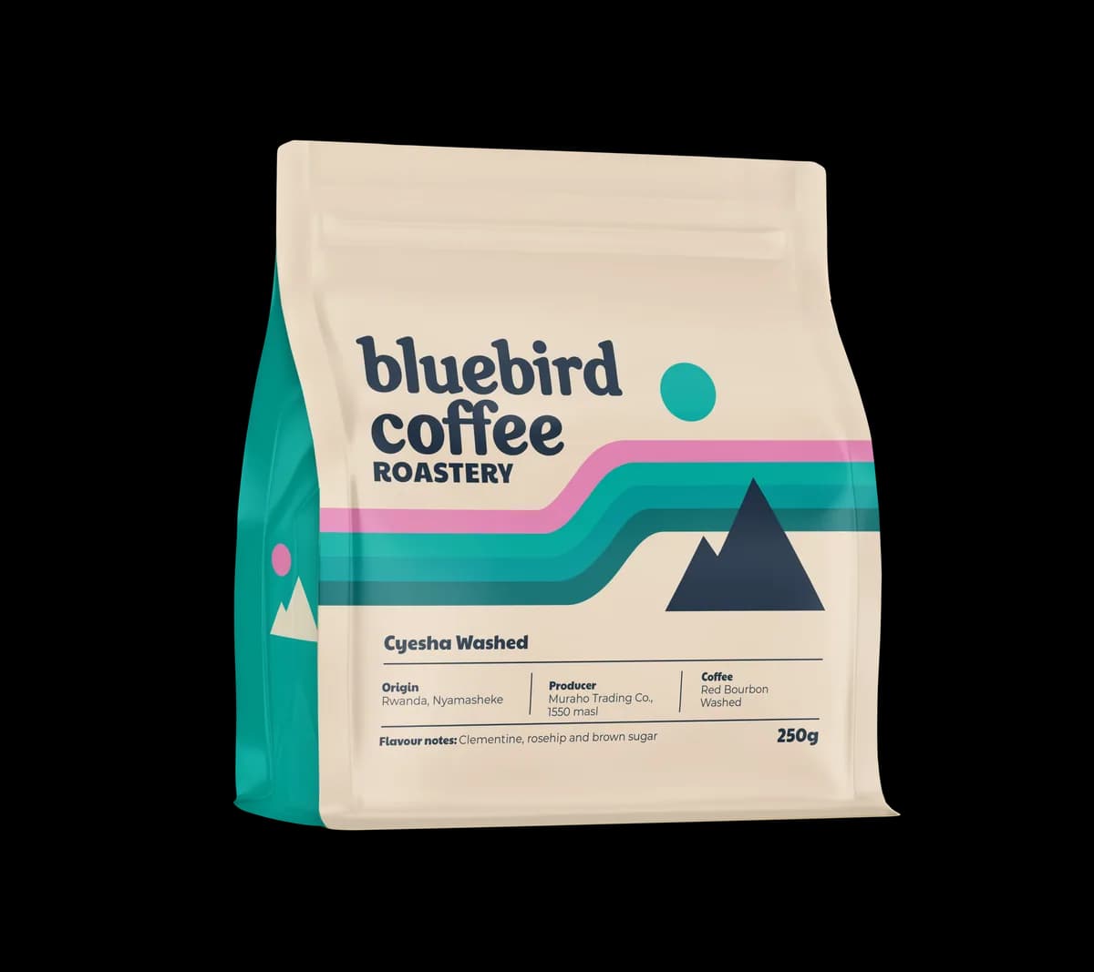 rwanda cyesha washed, rwanda coffee from bluebird coffee roastery