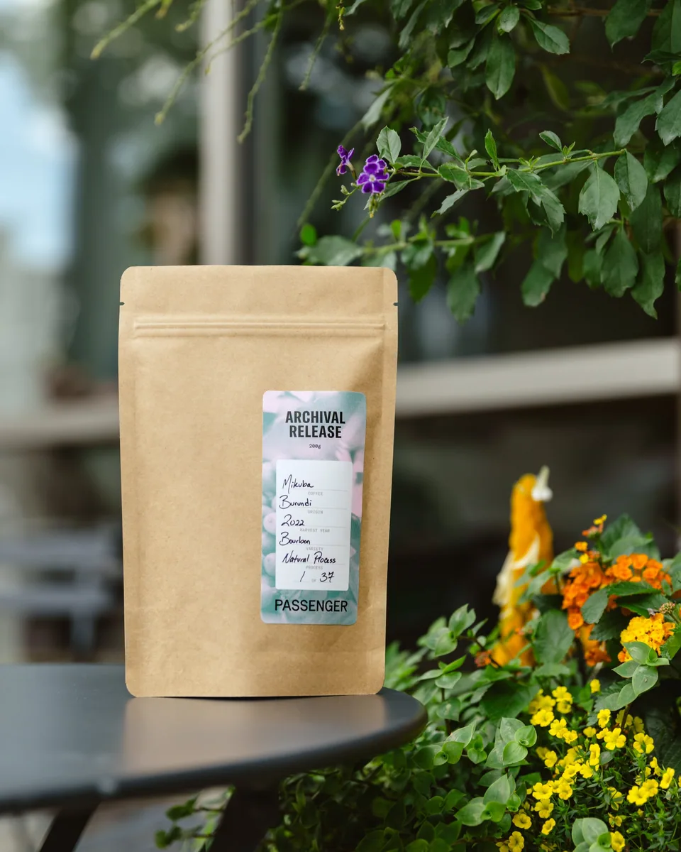 archival release #51 - mikuba - 2022, burundi coffee from passenger / necessary coffee
