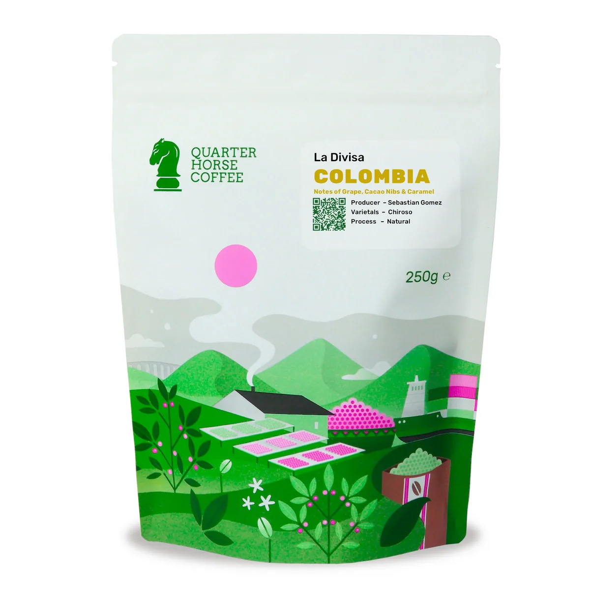 la divisa, colombia coffee from quarter horse coffee roasters