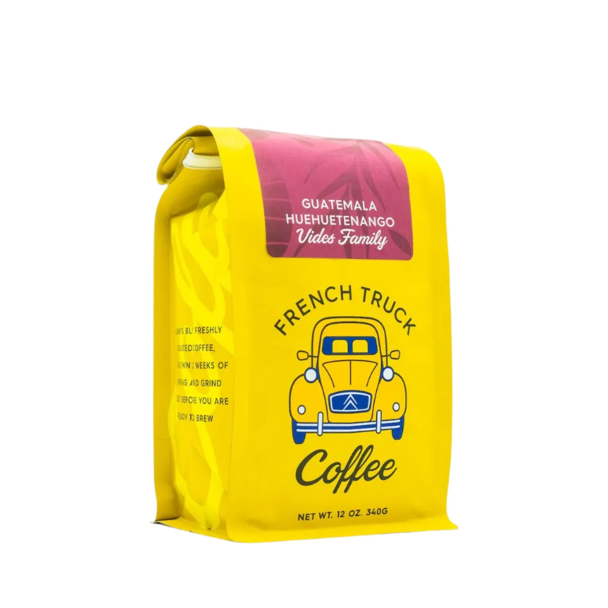 guatemala huehuetenago vides family, guatemala coffee from french truck coffee