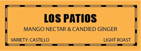 los patios, single origin, colombia coffee from la mulita coffee