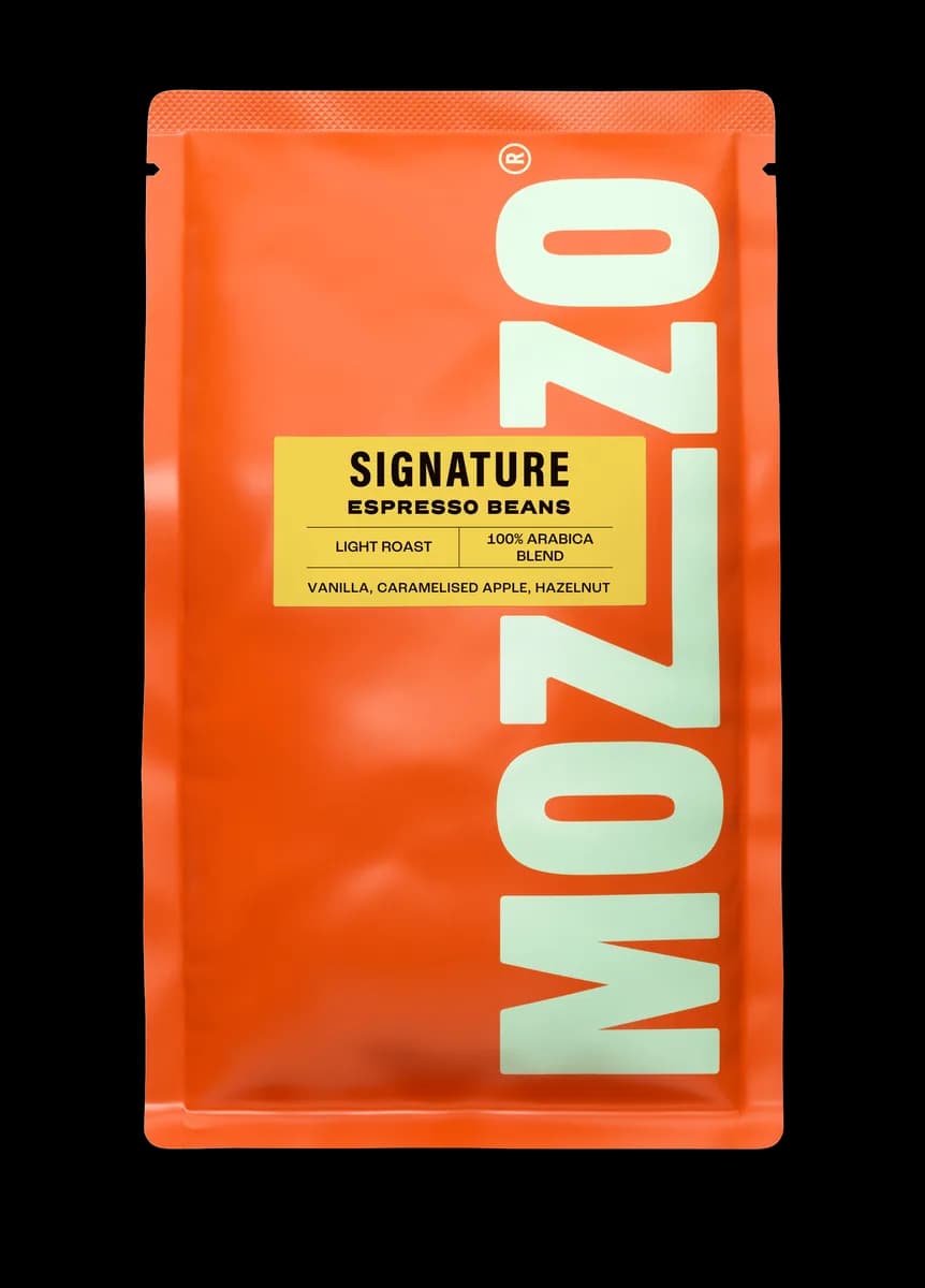 signature espresso, brazil + honduras coffee from mozzo coffee