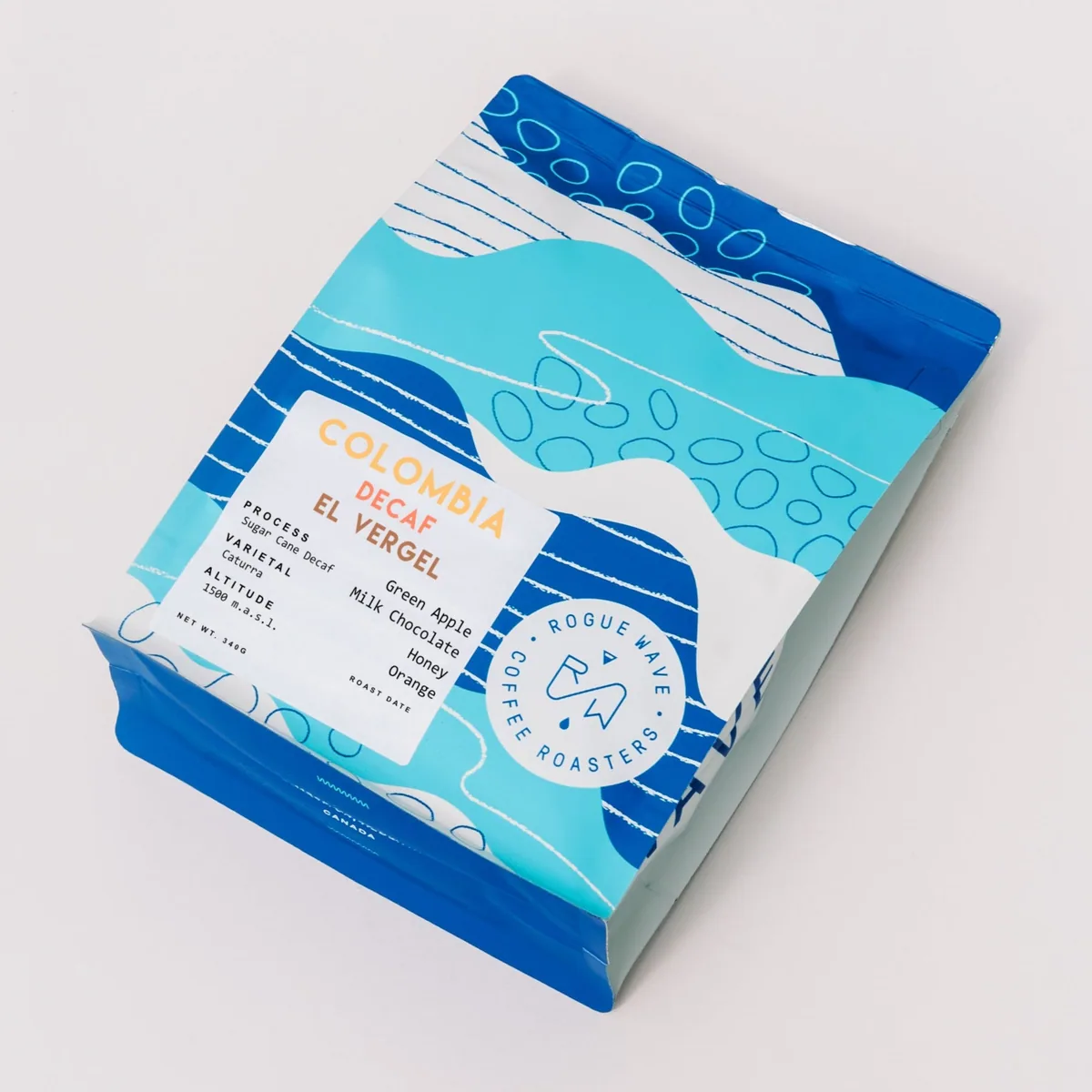 colombia - el vergel decaf - archived, colombia coffee from rogue wave coffee