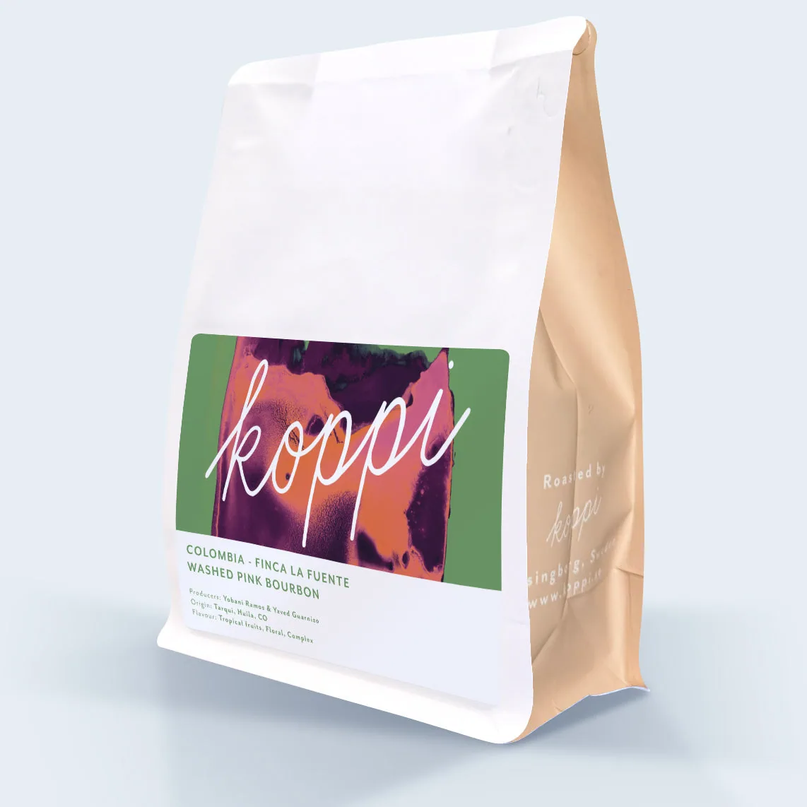 colombia - finca la fuente "pink bourbon" wholesale, colombia coffee from koppi