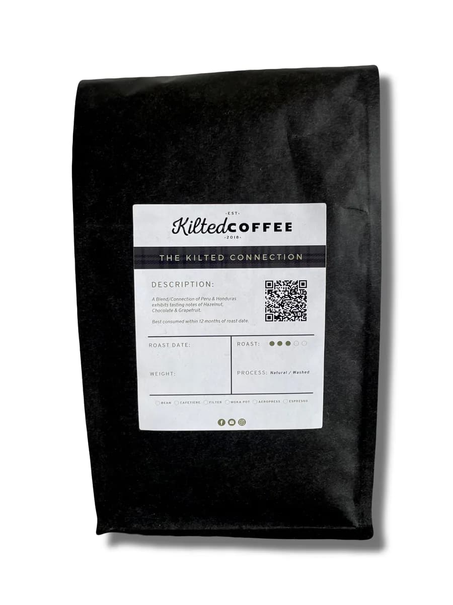 kilted connection, peru + honduras + el salvador coffee from kilted coffee