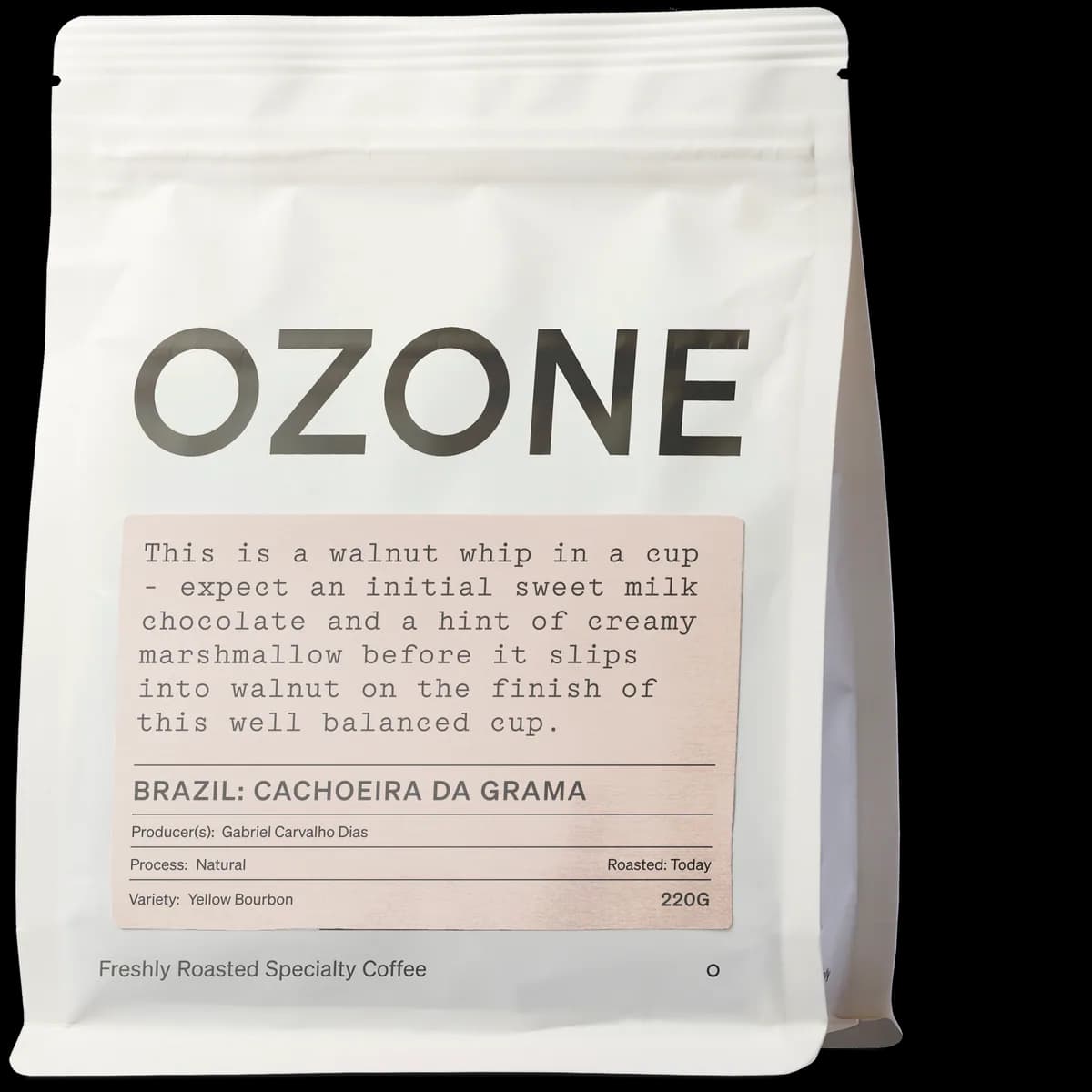 brazil: cachoeira da grama, yellow bourbon, brazil coffee from ozone coffee - london fields