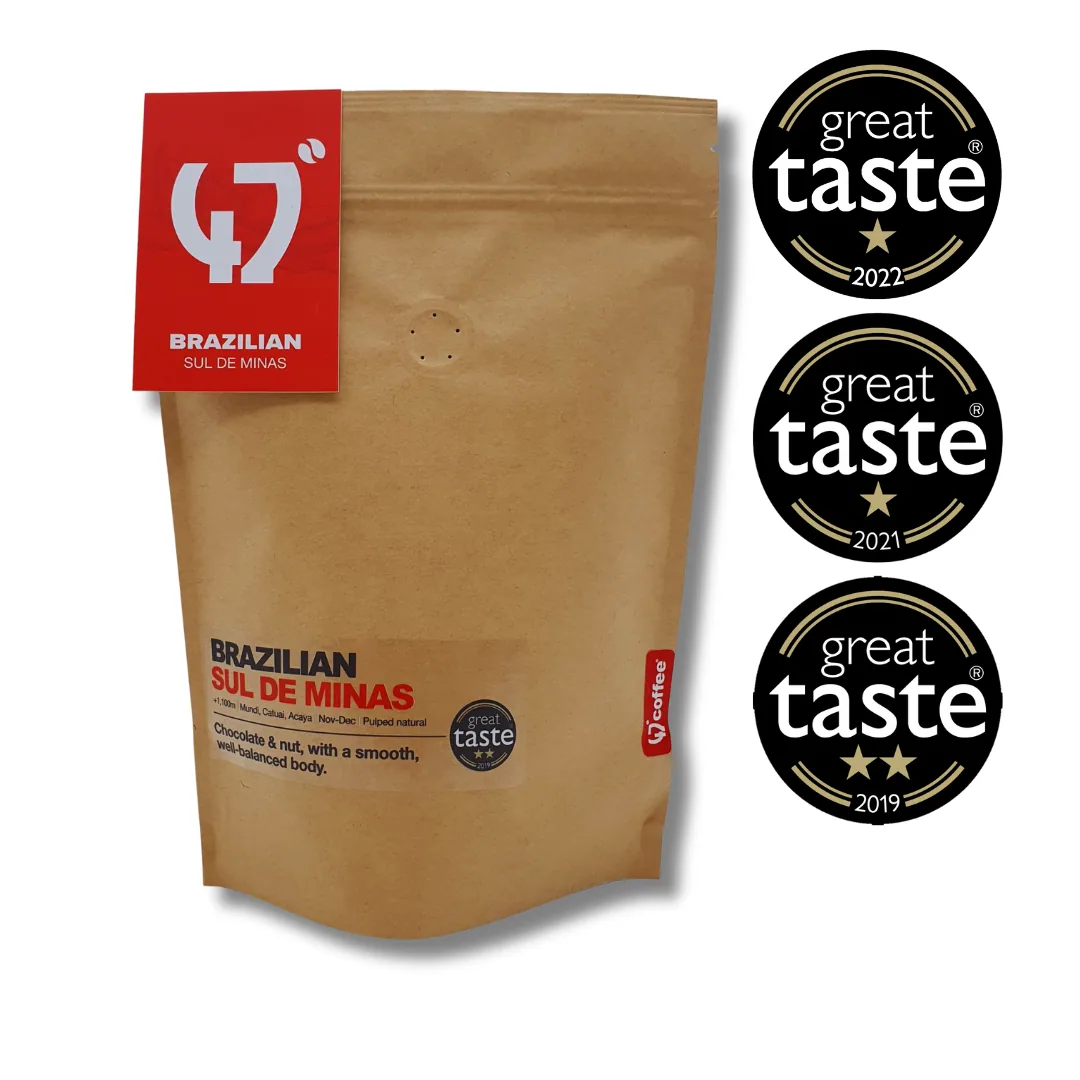brazilian - sul de minas, brazil coffee from 47 degrees coffee