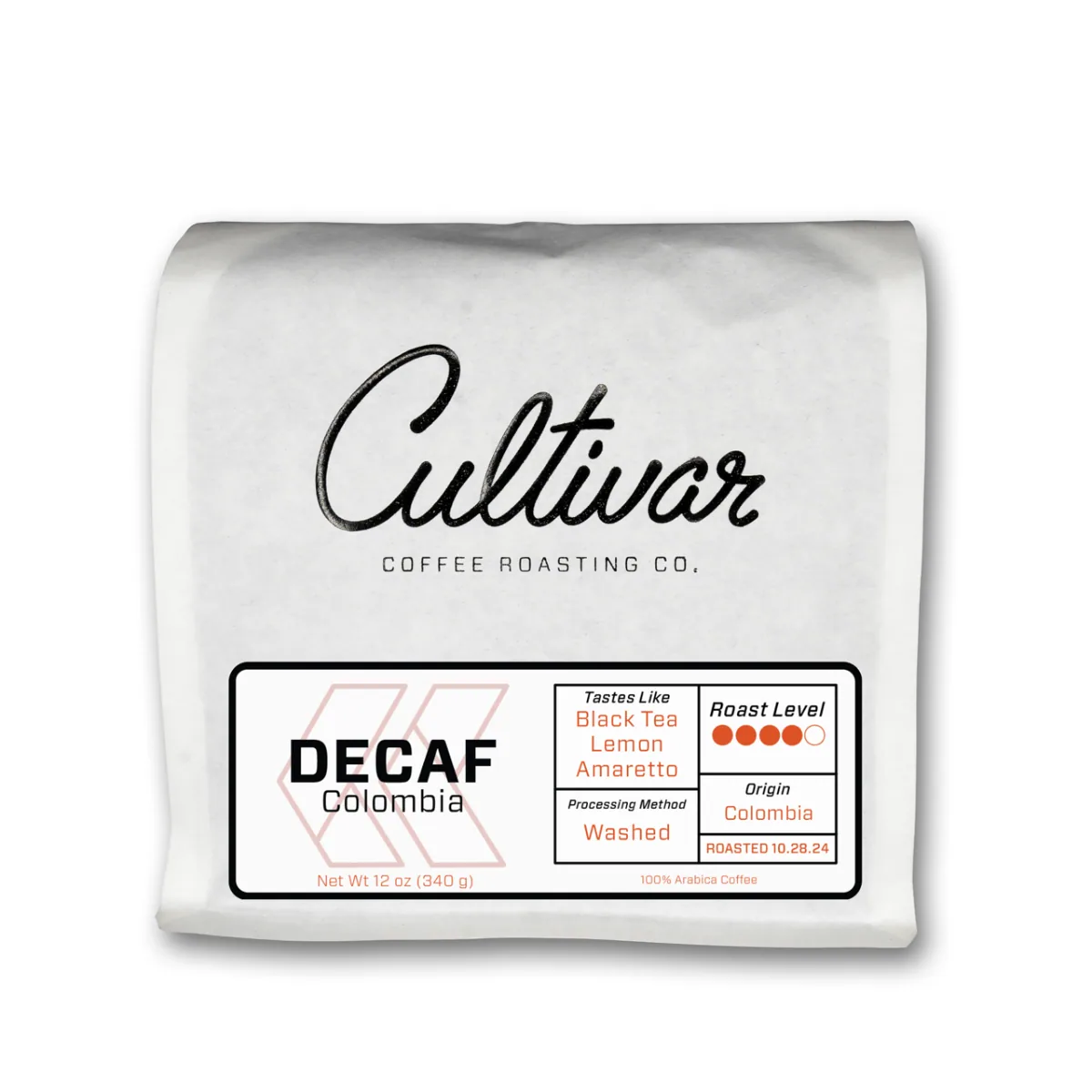 decaf colombia, colombia coffee from cultivar coffee roasting co.