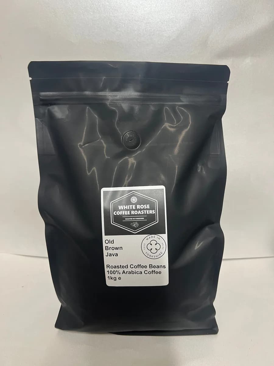 old brown java arabica roasted coffee, indonesia coffee from pennine tea & coffee ltd