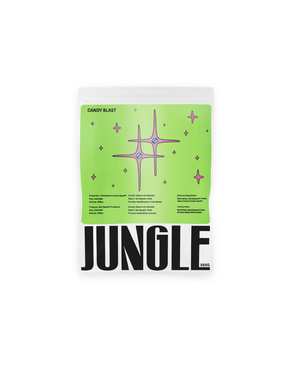 candy blast, colombia coffee from jungle livraison café