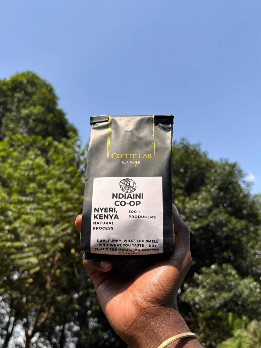 ndia'ini nyeri, natural, kenya coffee from coffee lab nairobi