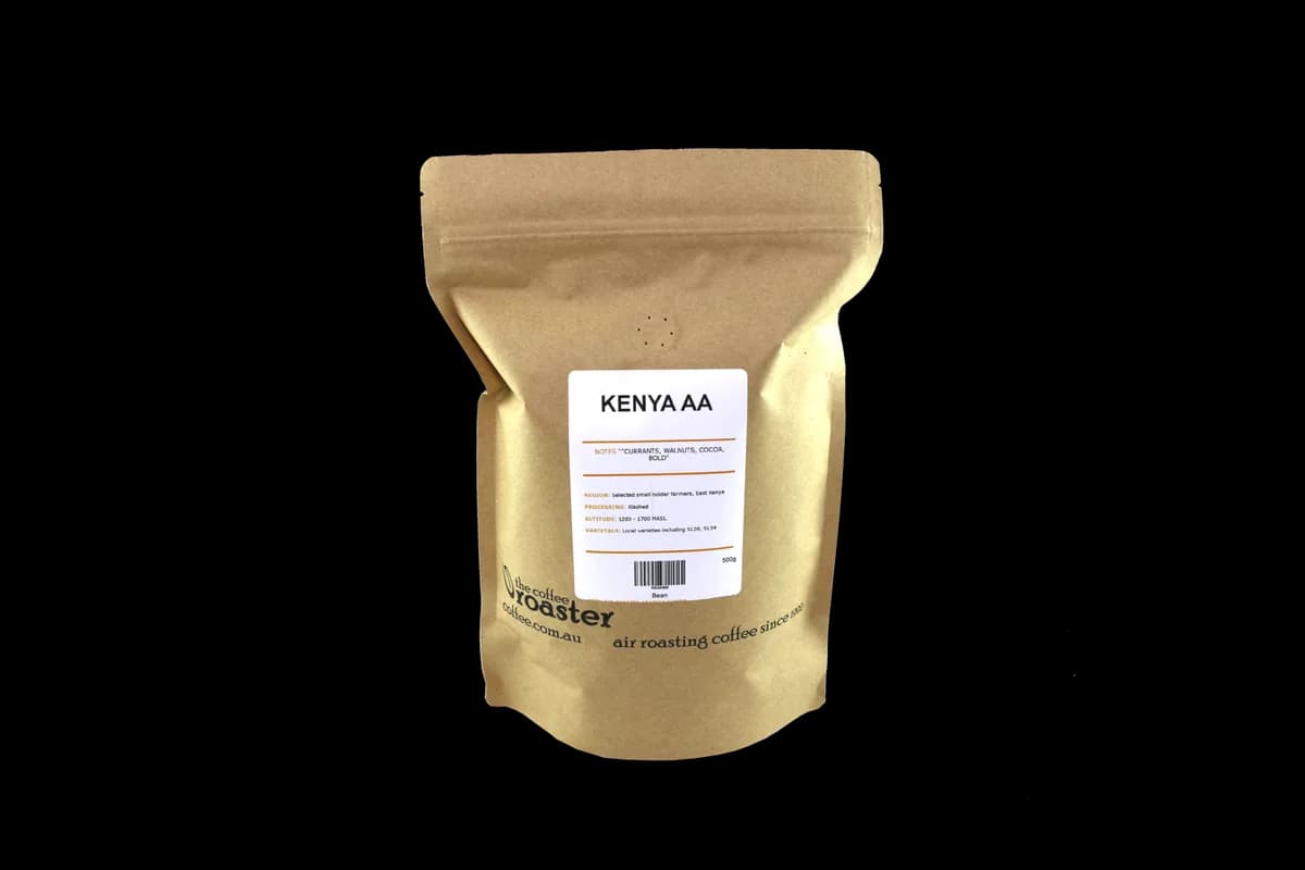 kenya aa, kenya coffee from the coffee roaster