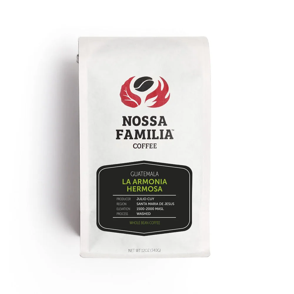 guatemala - la armonia hermosa washed, guatemala coffee from nossa familia coffee