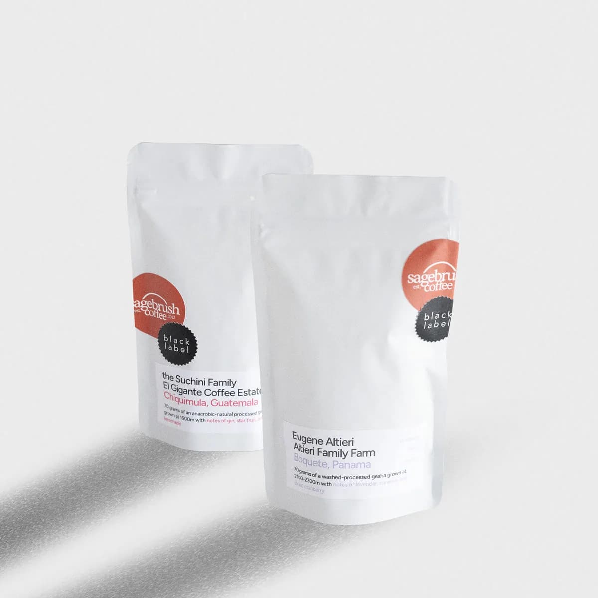 2025 coffee of the year • combo 2 pack, panama coffee from sagebrush coffee shop & roastery