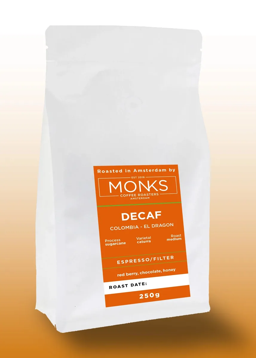 decaf (colombia), colombia coffee from monks coffee roasters