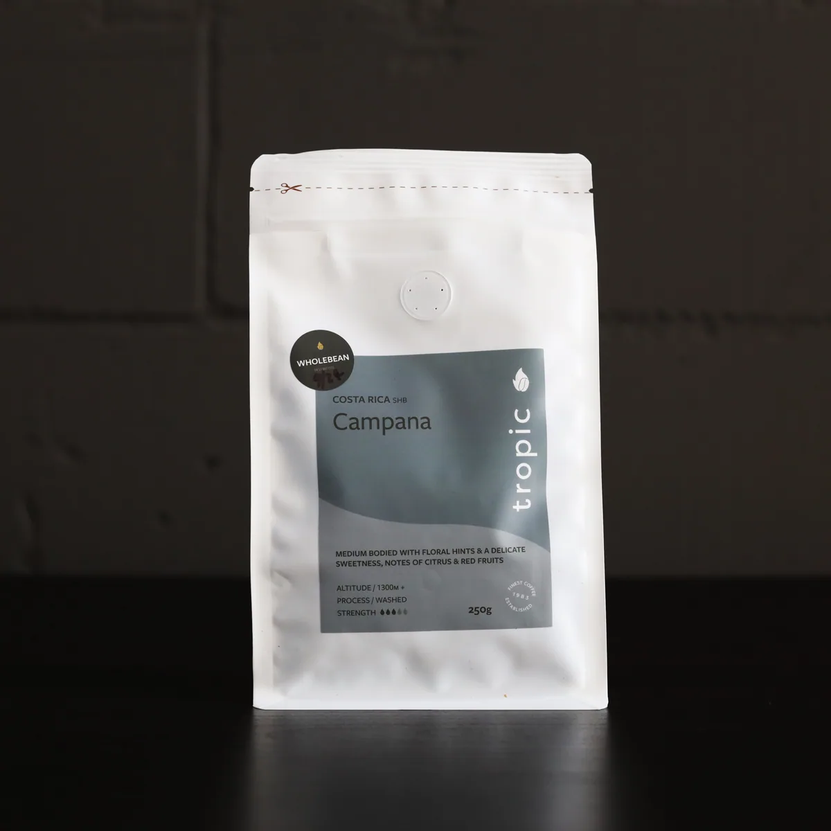 costa rica shb campana coffee, costa rica coffee from tropic coffee ltd