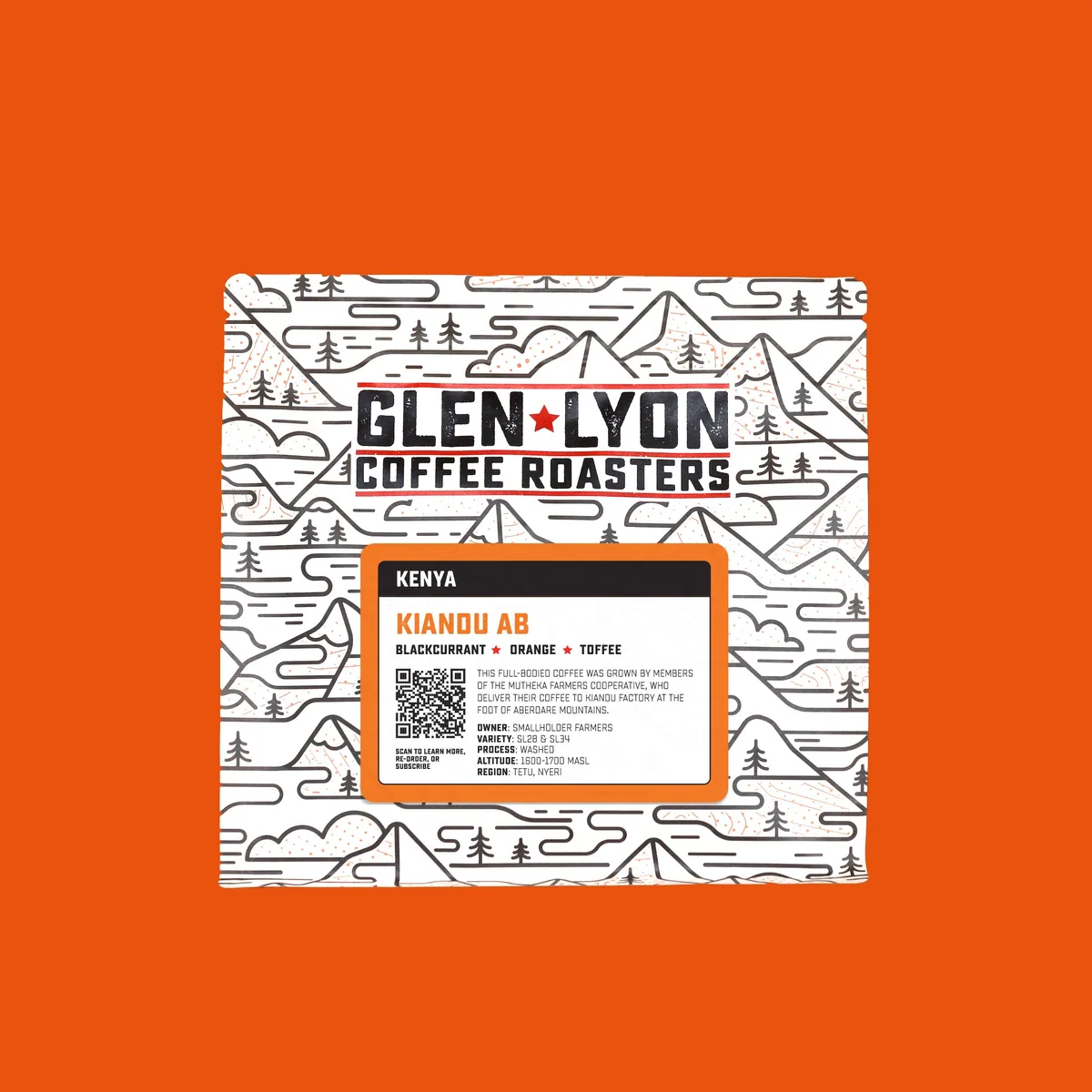 kenya kiandu ab, kenya coffee from glen lyon coffee roasters