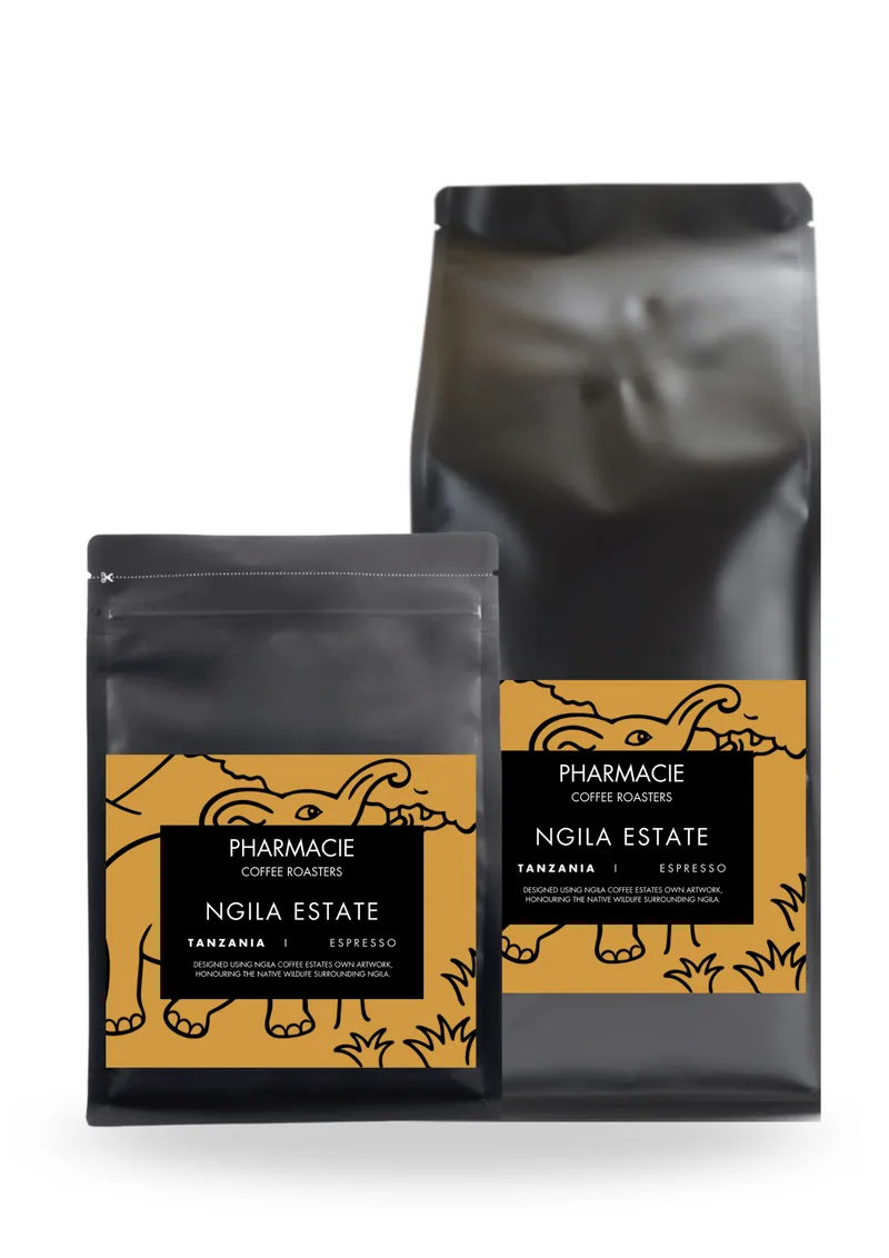 ngila estate, tanzania - espresso, tanzania coffee from pharmacie coffee roasters