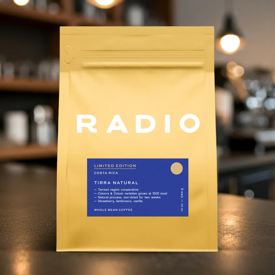 costa rica: tirra natural, costa rica coffee from radio roasters coffee
