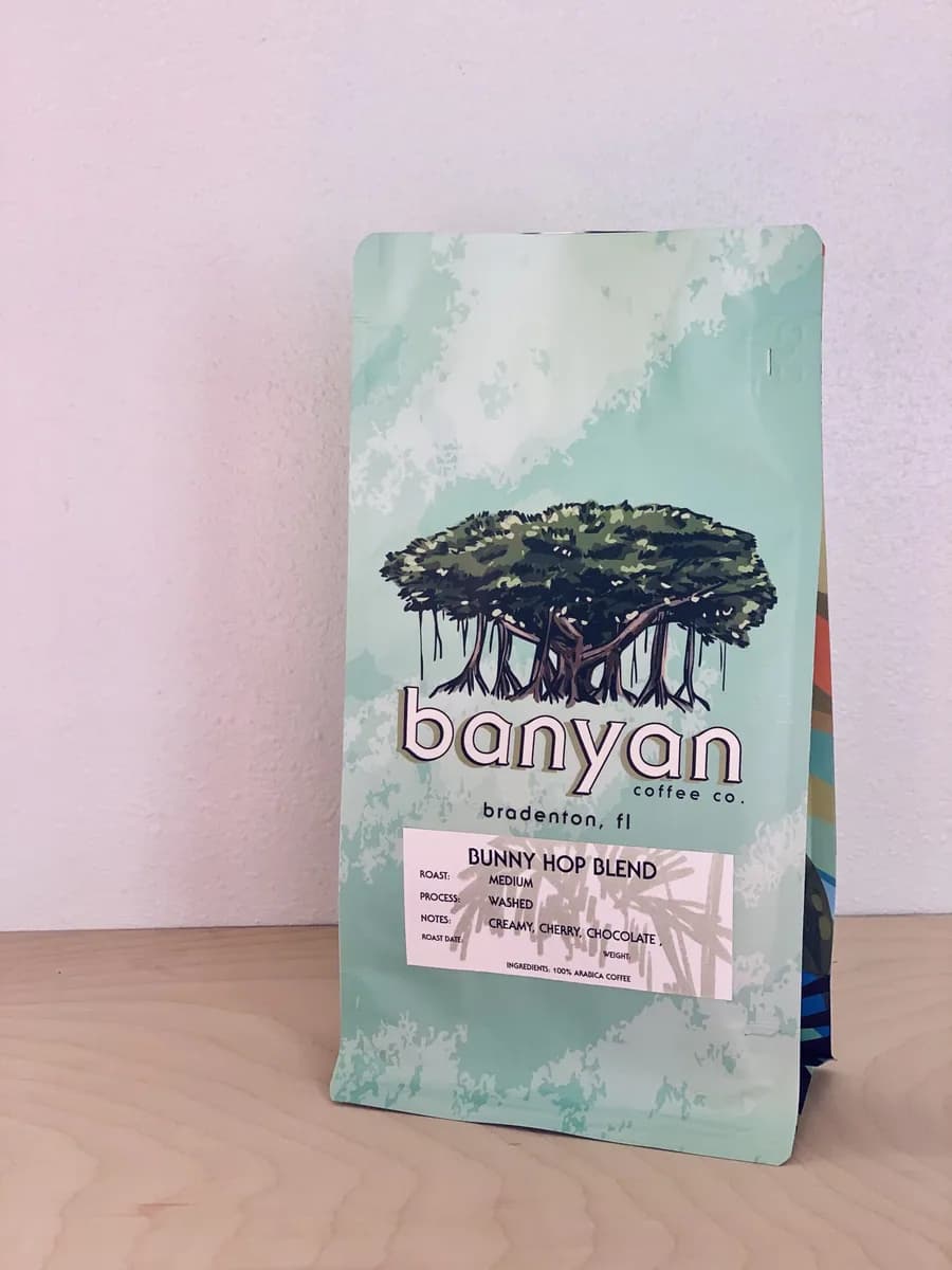 bunny hop blend, nicaragua coffee from banyan coffee co.