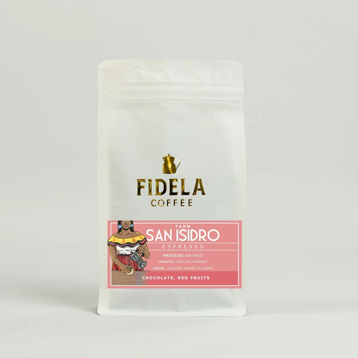 san isidro, colombia coffee from fidela coffee roasters