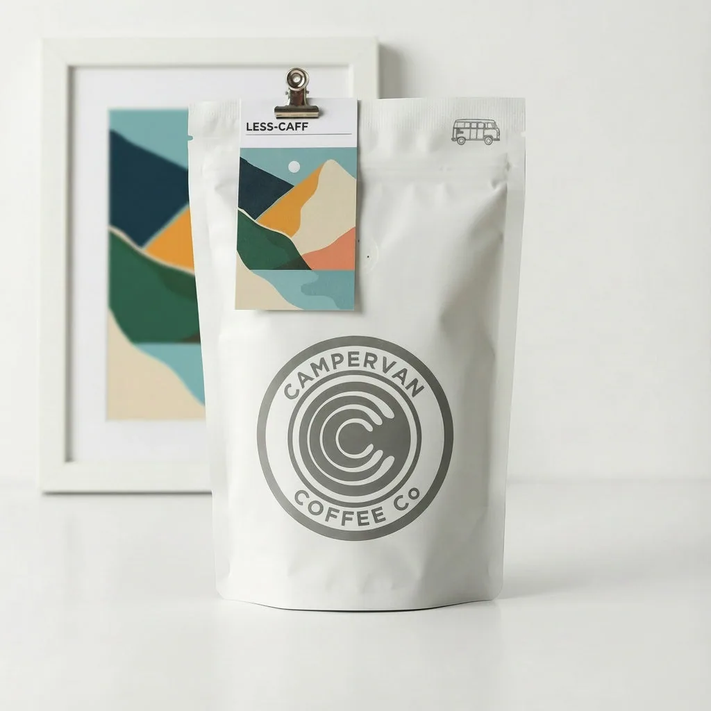 less-caff, colombia + brazil coffee from campervan coffee co
