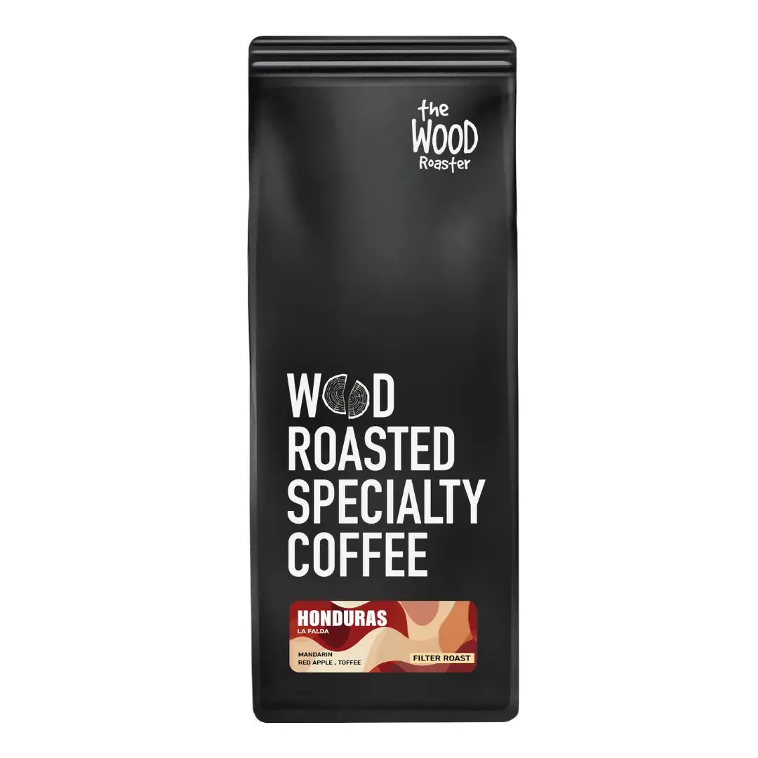 honduras la falda filter roast, honduras coffee from the wood roaster