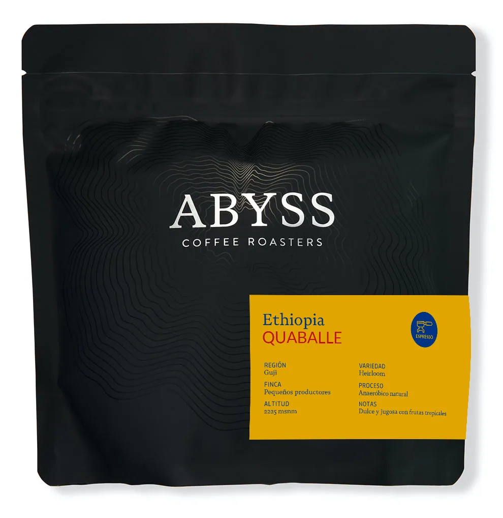 quaballe espresso reserva, ethiopia coffee from abyss coffee roasters
