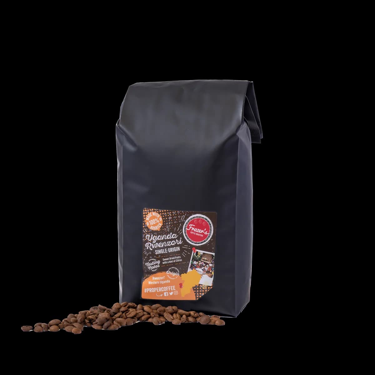uganda rwenzori kalingwe, uganda coffee from frazer's coffee roasters