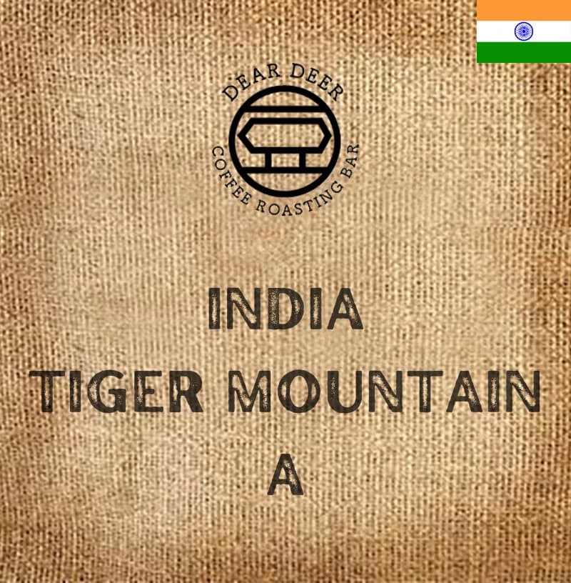 india tiger mountain a, india coffee from dear deer coffee roasting bar ellerslie