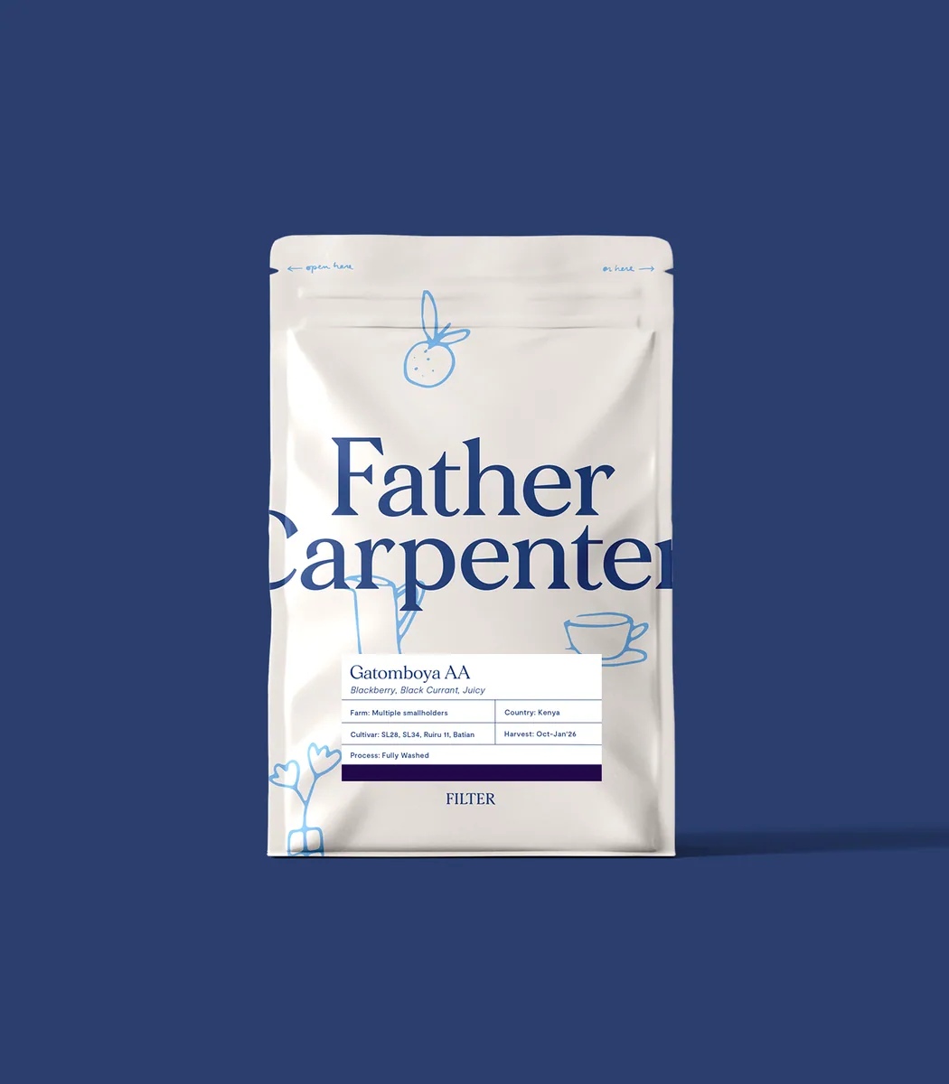 gatomboya aa, kenya - filter, kenya coffee from father carpenter
