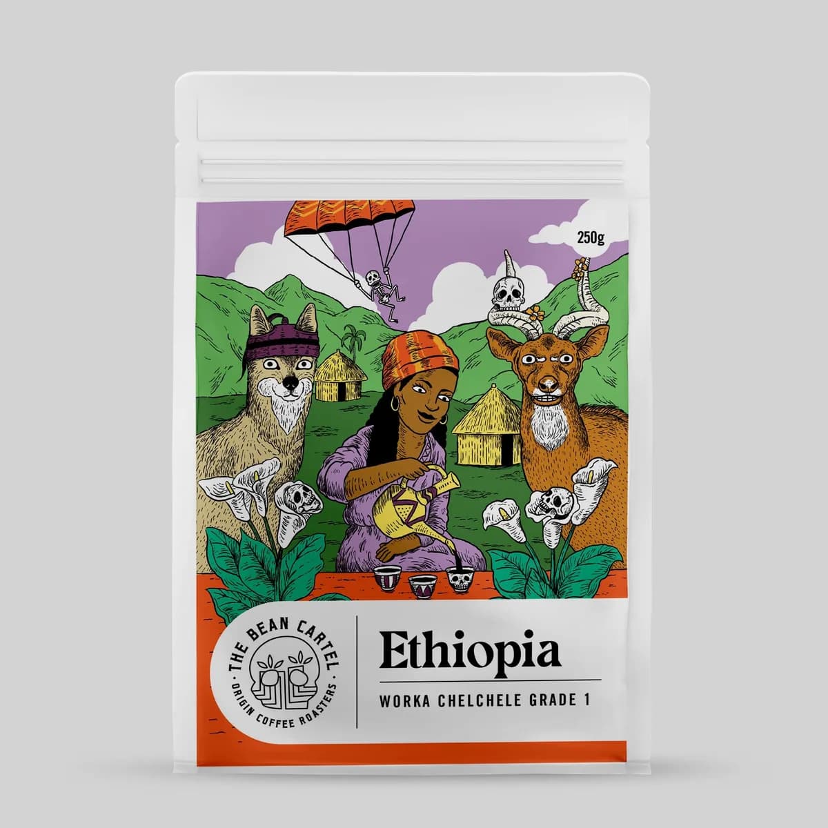 ethiopia - worka chelchele, ethiopia coffee from the bean cartel coffee roasters
