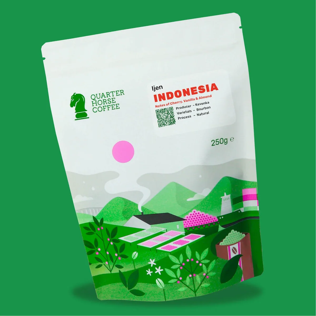 indonesia - ijen - wholesale, indonesia coffee from quarter horse coffee roasters