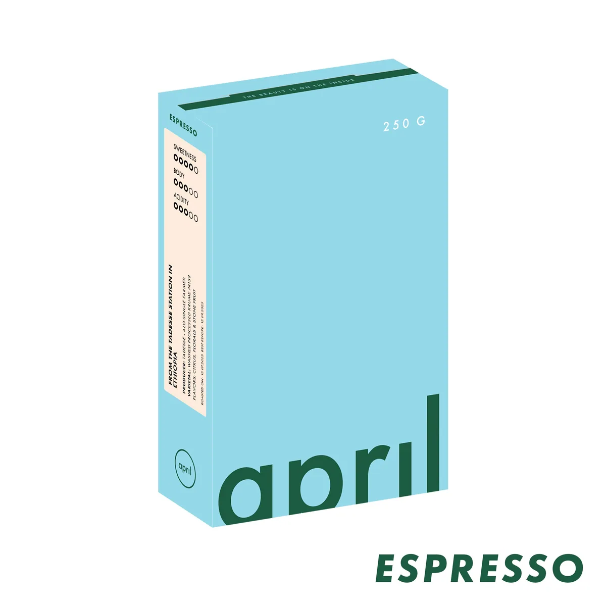 tadesse - ethiopia - natural krume 74158, ethiopia coffee from april coffee roasters