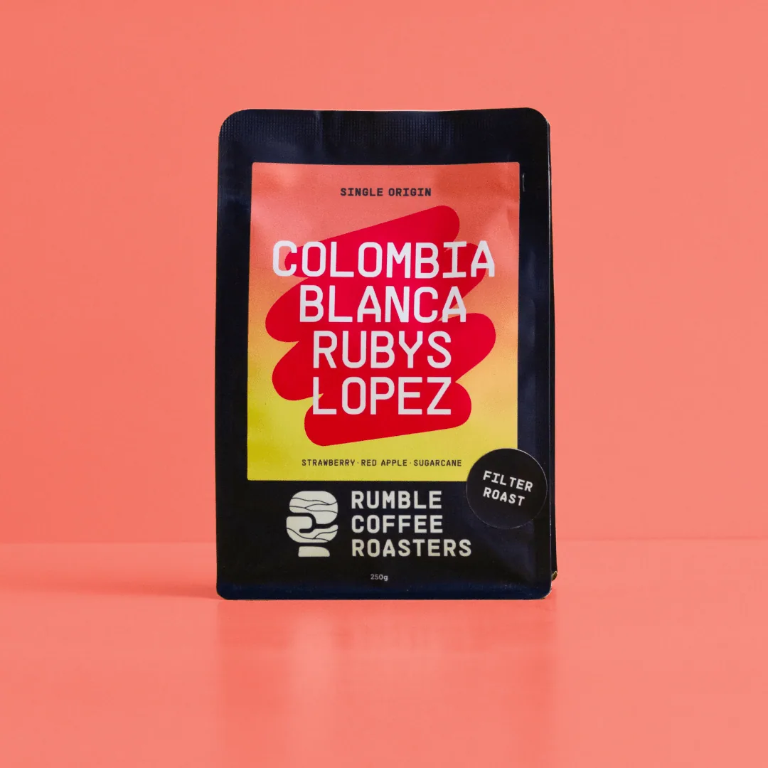 colombia blanca rubys lopez filter, colombia coffee from rumble coffee roasters - macaulay road espresso bar