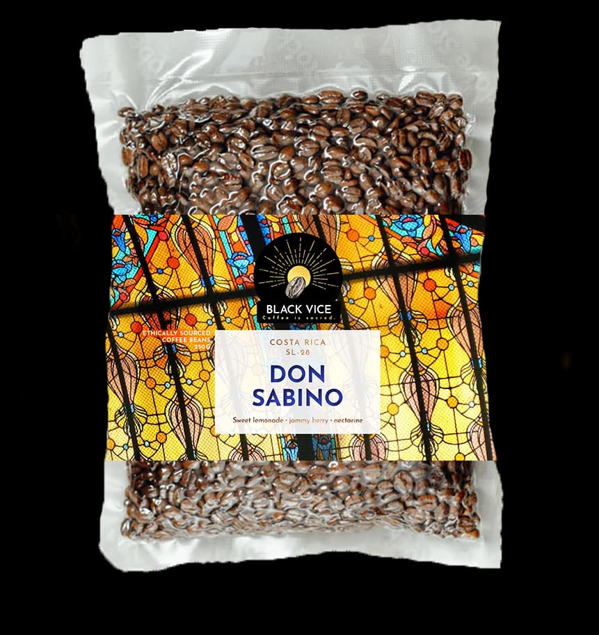 don sabino costa rica natural, costa rica coffee from black vice coffee roasters