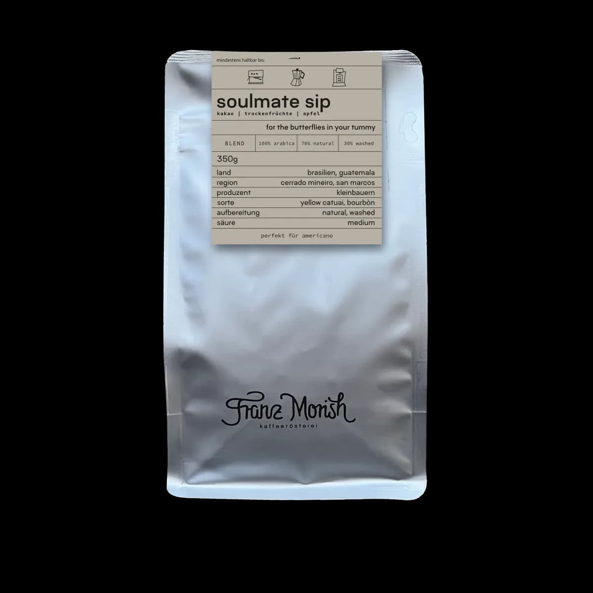 soulmate sip - espresso, guatemala + costa rica coffee from franz morish coffee roastery