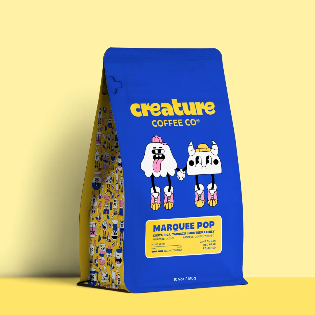 marquee pop, costa rica coffee from creature coffee co.