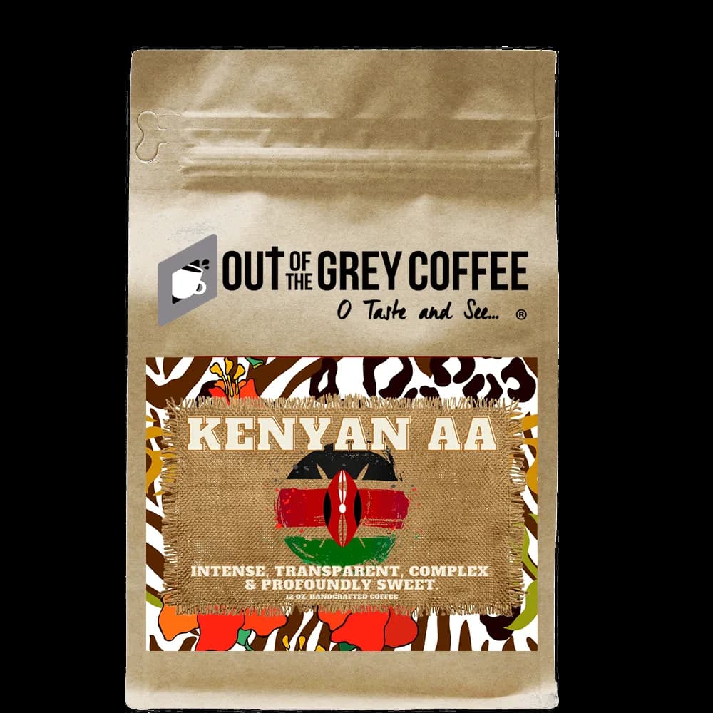 single origin - kenya aa lenana - specialty coffee, kenya coffee from out of the grey coffee/javajourneys.coffee
