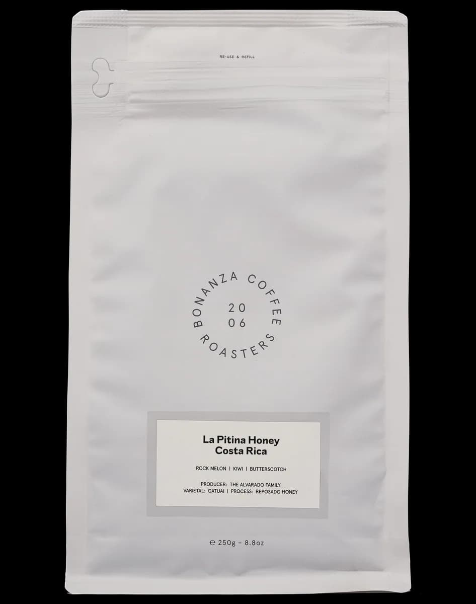 la pitina honey, costa rica coffee from bonanza coffee roasters