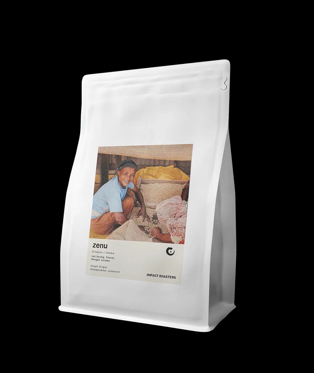 coffee beans - zenu - jimma, ethiopia coffee from impact roasters