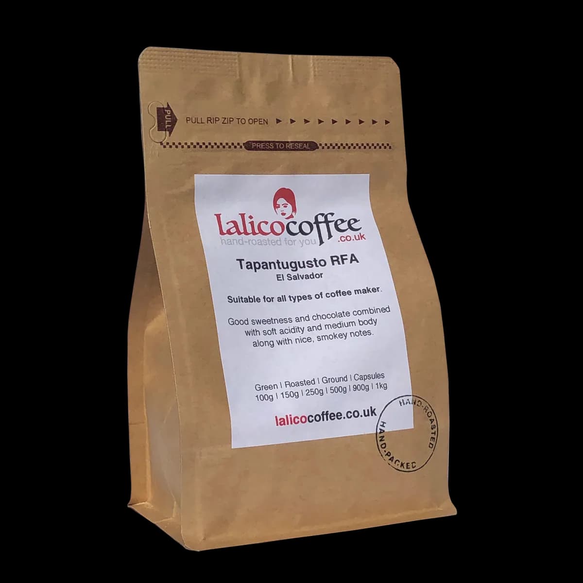 el salvador shg rfa finca tapantuguste - red bourbon - grainpro rfa, el salvador coffee from lalico coffee