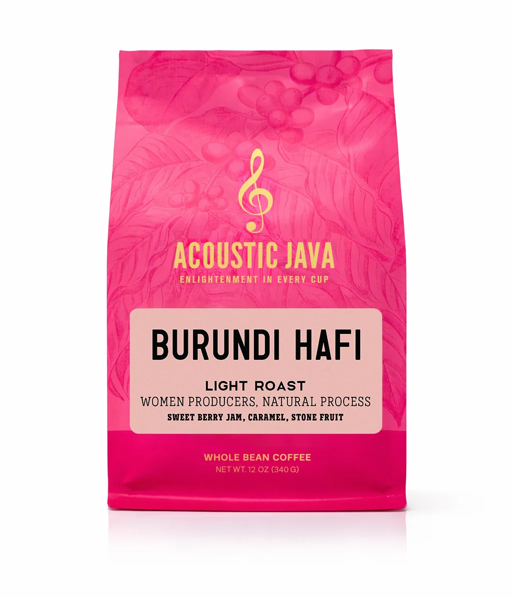 jnp burundi hafi, burundi coffee from acoustic java roastery & tasting room