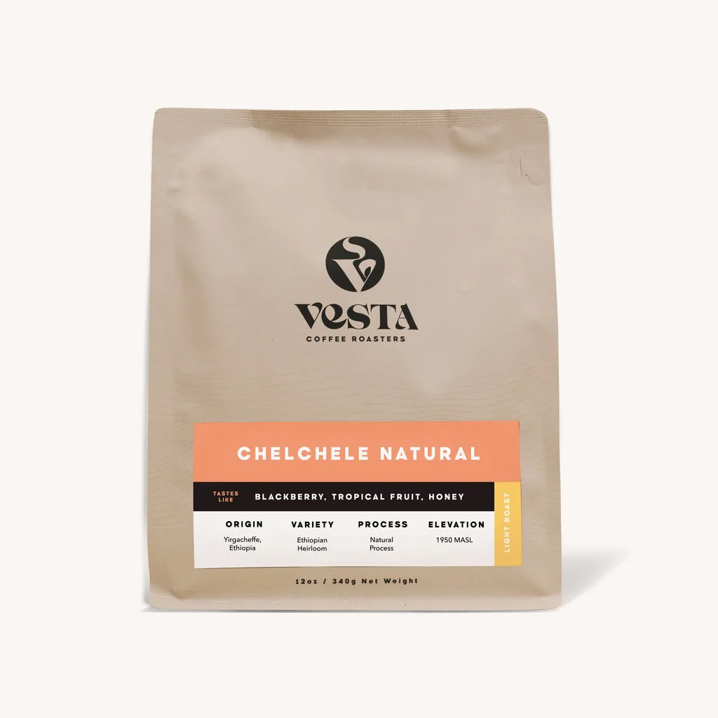 chelchele - natural ethiopia, ethiopia coffee from vesta coffee roasters